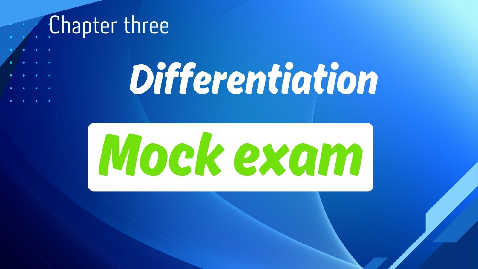 Mock Exam 